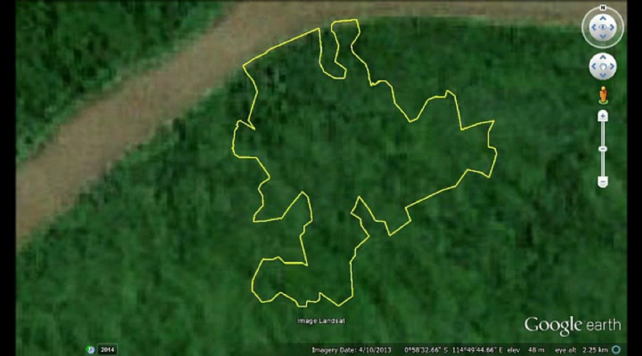 53.4 a 62,9 ha (Pararawen Reserve)