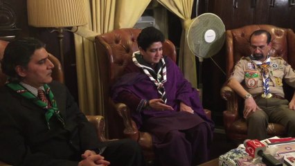 Chief Scouts Commissioner Pakistan Rahela Durrani meets Pakistani, Muslim and American Scouts