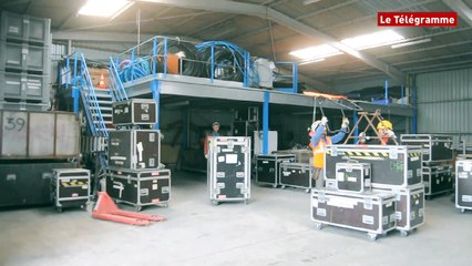 Brest Expo. Les grands travaux pour le théâtre équestre Zingaro