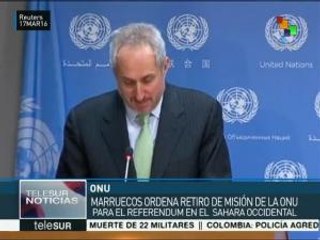 Marruecos ordena retiro de 84 civiles de la Minurso