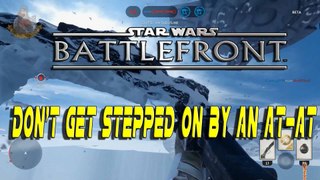 Star Wars Battlefront Glitch - Don't Get Stepped on by an AT-AT