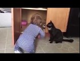 Funny Cat Playing With Kid -Soo Cute Must Watch-Top Funny Videos-Top Prank Videos-Top Vines Videos-Viral Video-Funny Fails