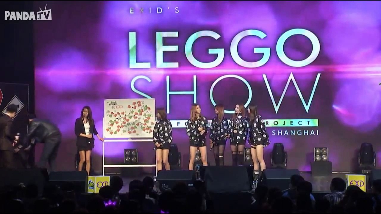 160318 EXID LEGGO SHOW in 상하이 08.EXID 멤버들의 초상화 그리기 1-2