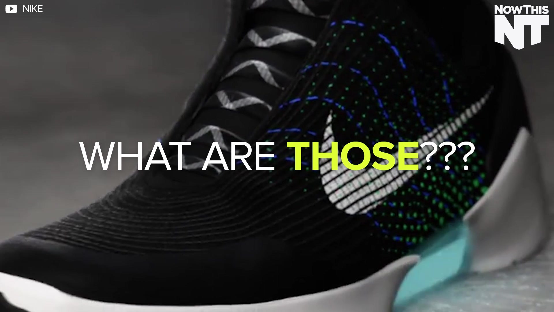 Nike Introduces HyperAdapt 1.0 Self-Lacing Shoes - video Dailymotion