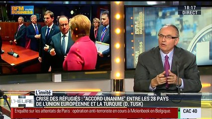 Crise des réfugiés: "Le prix de la coopération entre l'Europe et la Turquie est exagéré, démesuré ou plutôt absurde", Jean-Louis Bourlanges