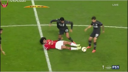 Coutinho's great dribbling run vs ManUtd - (Manchester United vs Liverpool 1-1)