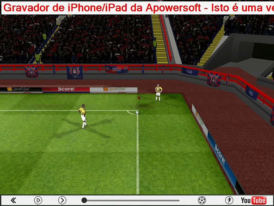 Grande save.. mas depois vem a aula de como matar a bola e ... caixa!
