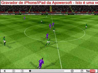 Super Bolinho recebe um belo passe e executa ..matador!!!