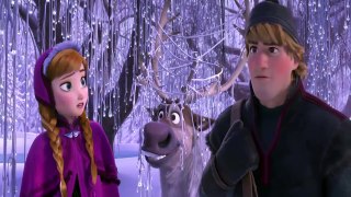 Frozen - Anna and Kristoff meet Olaf HD