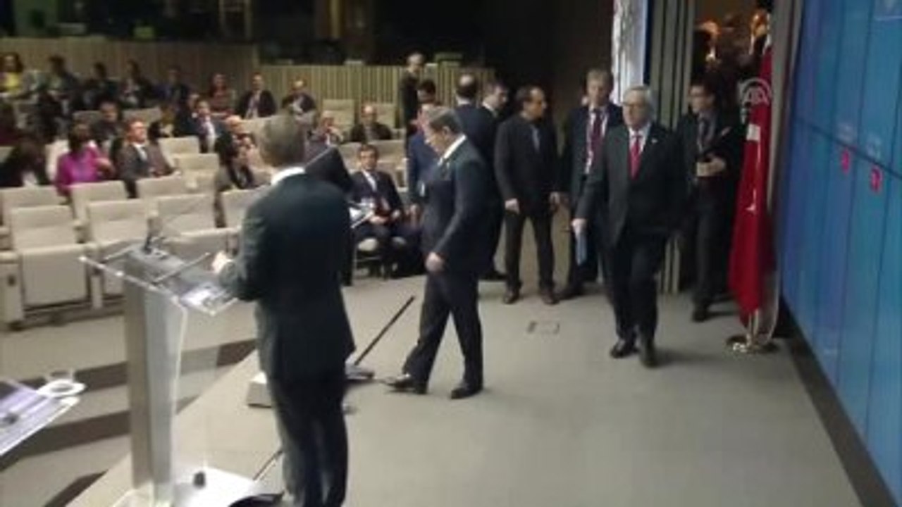 Juncker-Tusk-Davutoğlu Ortak Basın Toplantısı