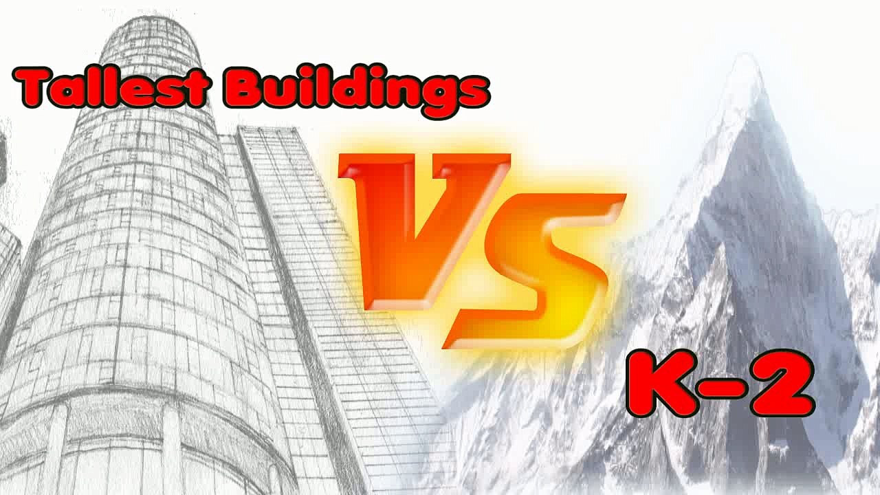 highest structure in the world vs K-2 the second highest
