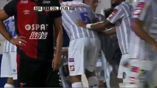 Gol de García. Godoy Cruz 3 Colón 1. Fecha 4. Primera División 2016