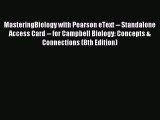 Download MasteringBiology with Pearson eText -- Standalone Access Card -- for Campbell Biology: