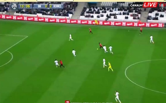 Ousmane Dembele Goal - Marseille 0 - 3 Rennes 18.03.2016