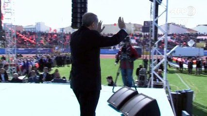 Erdogan urges Europe to stop backing Kurd rebels