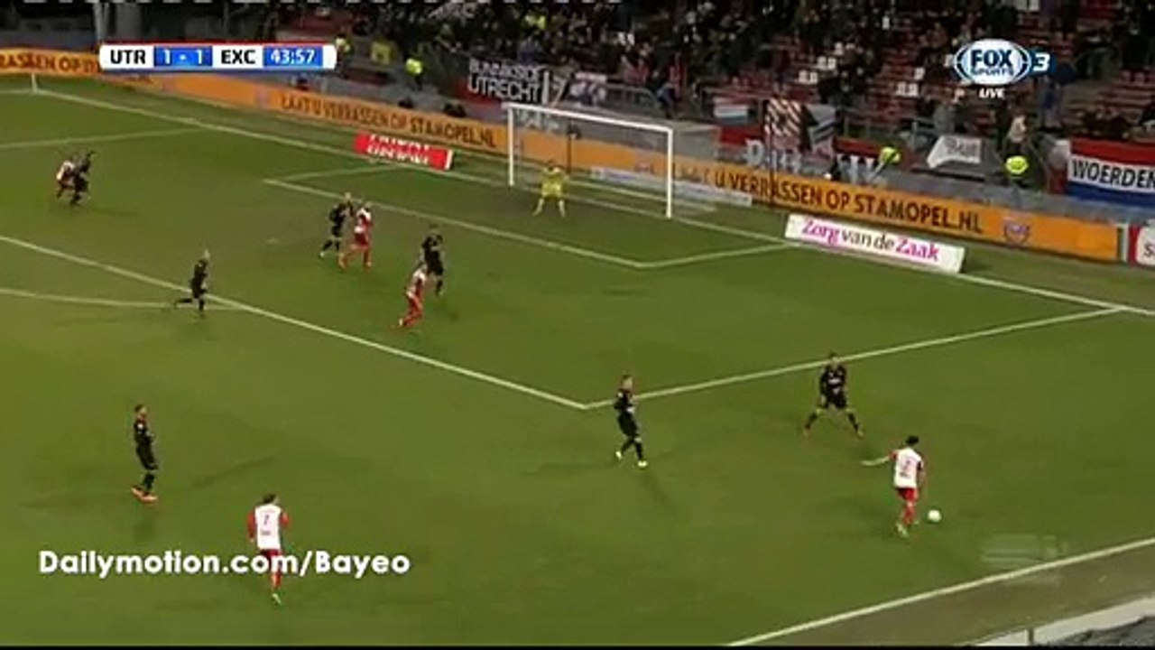 Sebastien Haller Goal HD - Utrecht 2-1 Excelsior - 18-03-2016 -