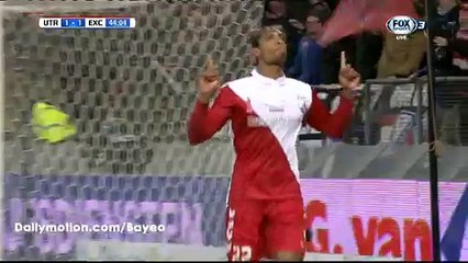 2-1  Sebastien Haller Goal HD - Utrecht vs Excelsior - 18.03.2016