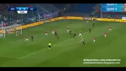 1-0 Maciej Sadlok Goal - Wisla Krakow 1-0 Jagiellonia 18.03.2016