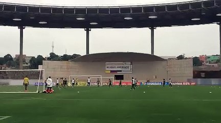 Vasco treino no estádio Kleber Andrade