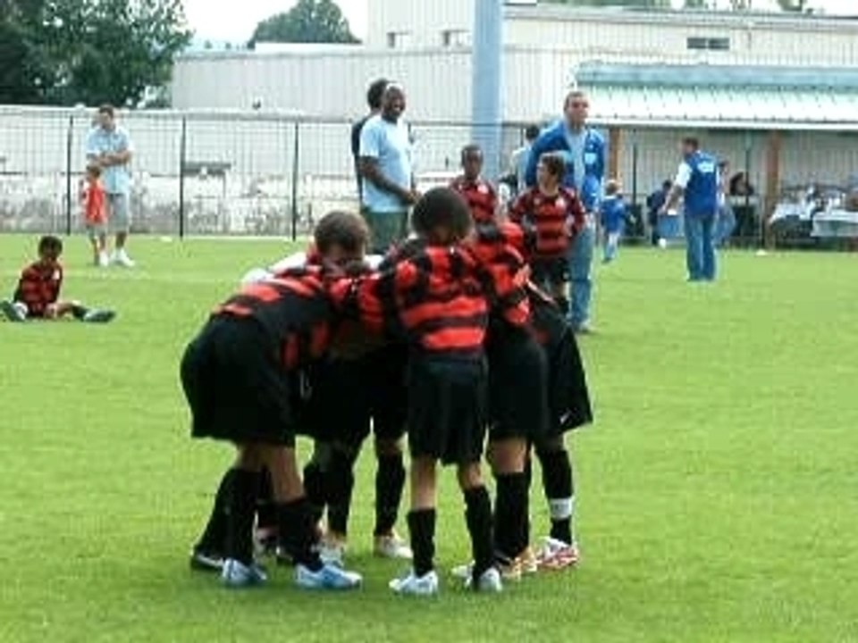 encouragements avant le match