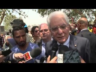 Etiopia - Mattarella al campo rifugiati di Teirkidi Kule (16.03.16)