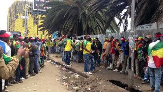 Line-ups at Addis Ababa stadium June 2013 to watch Ethiopia