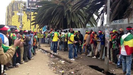 Line-ups at Addis Ababa stadium June 2013 to watch Ethiopia