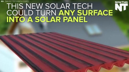 New Solar Technology Turns Any Surface Into Solar Panel