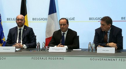 Conférence de presse conjointe avec Charles Michel, Premier ministre belge