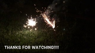 Fire work FUN for KIDS!! Sparkler TIME!!!