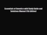 Download Essentials of Genetics with Study Guide and Solutions Manual (7th Edition) PDF Online