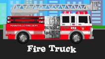Learning Street Vehicles for Children - Learn Cars, Trucks, Fire Engines, Garbage Trucks, & More