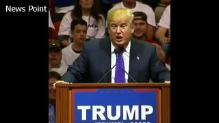 How Donald Trump deals with rally protesters US presidential candidate