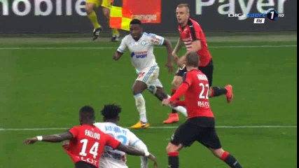 Yoann Gourcuff Goal HD - Marseille 2-4 Rennes  - 18-03-2016