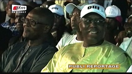 Meeting de cloture - Youssou Ndour invite les Sénégalais à voter Oui