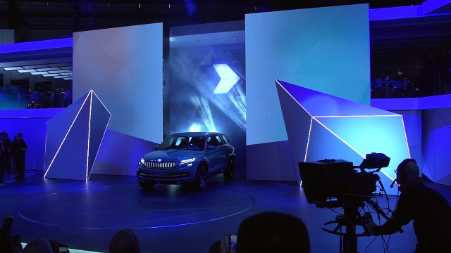 Skoda VisionS at the Geneva Auto Show 2016