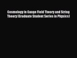 Read Cosmology in Gauge Field Theory and String Theory (Graduate Student Series in Physics)