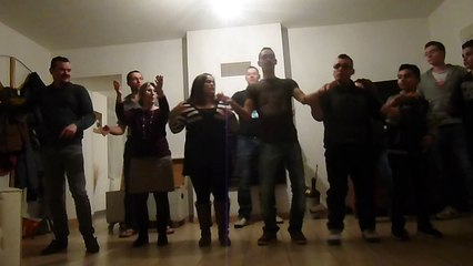 répet de l ouverture de bal avec témoins Emilie Nico