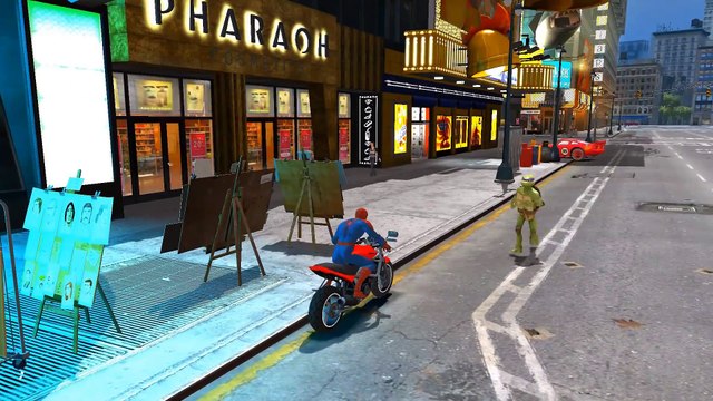 Spiderman, Tortues ninja & Flash McQueen Disney Pixar Cars 2 Dessin animé Francais