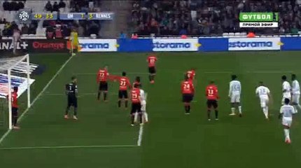 Rolando Goal - Marseille 2 - 3 Rennes - 18-03-2016