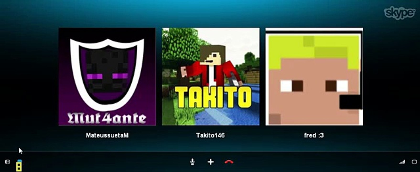 ZOEIRA NO SKYPE #1 - COM TAKITO,FRED E RAPAZES E RAPOSAS