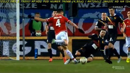 24' Sadlok M. GOAl - Wisla 1-0 Jagiellonia 18.03.2016