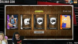 THE BEST FUNNY OF 2016 OMFG! HOW I PULLED 2 AMETHYST PULLS! NBA 2k16 MyTeam Pack Opening!
