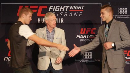 UFC Fight Night 85 media day face-offs