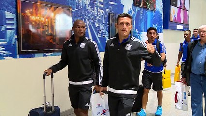 Llegada de Emelec a Guayaquil 18-03-2016
