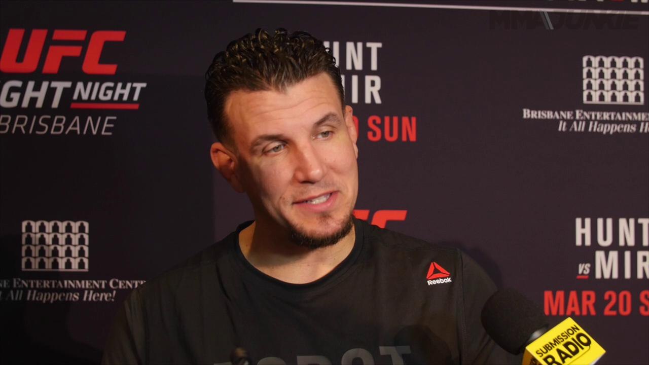 Frank Mir full pre-fight scrum at UFC Fight Nig...