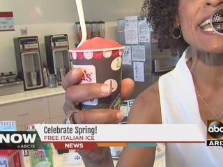 Celebrate spring with FREE Italian ice