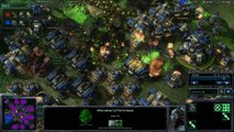 Starcraft 2 - 800 Zerg Banelings vs Massive Awesome Terran Wall