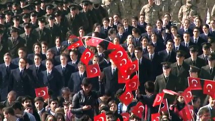 Anıtkabir’de şehitleri anma töreni düzenlendi