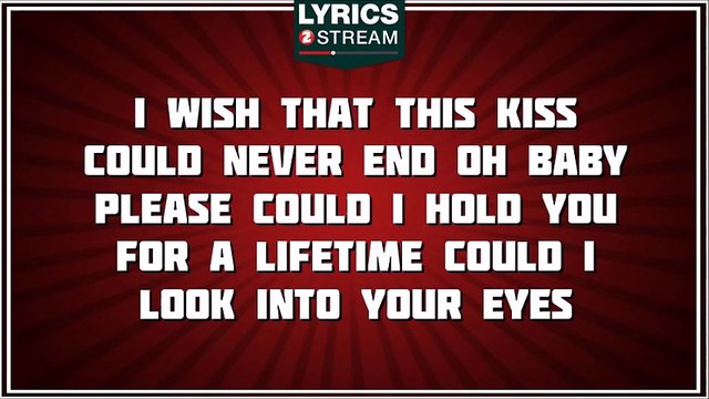 Could I Have This Kiss Forever - Whitney Houston tribute - Lyrics